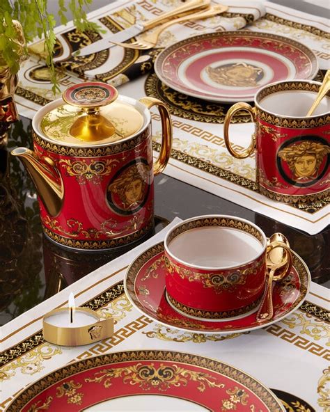 versace coffee mug|Versace edition tea set.